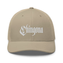 Load image into Gallery viewer, Chingona Retro Trucker Hat - Low Profile Khaki