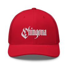 Load image into Gallery viewer, Chingona Retro Trucker Hat - Low Profile Red