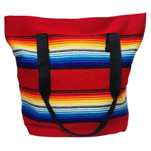 Load image into Gallery viewer, Sarape Tote Bags - Red
