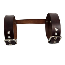 Load image into Gallery viewer, Leather Bedroll Straps - Plain Brown
