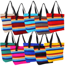 Load image into Gallery viewer, Sarape Tote Bags - Turquoise
