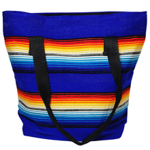 Load image into Gallery viewer, Sarape Tote Bags Royal Blue
