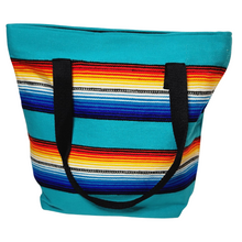 Load image into Gallery viewer, Sarape Tote Bags - Teal
