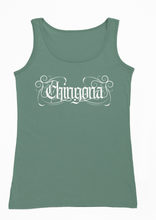 Load image into Gallery viewer, Chingona Laurel Green Tank Top
