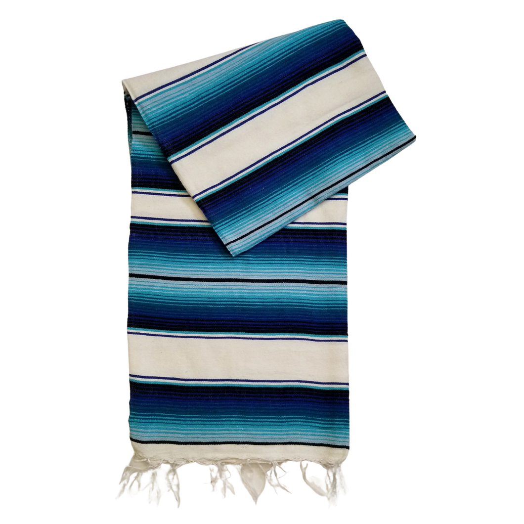 Sarape White Teal 60