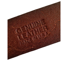 Load image into Gallery viewer, Leather Bedroll Straps- Antique Finish Geometric Design Media 3 of 3
