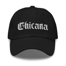 Load image into Gallery viewer, Chicana Classic Dad Hat Black
