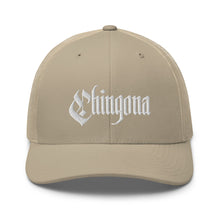 Load image into Gallery viewer, Chingona Retro Trucker Hat - Low Profile Khaki
