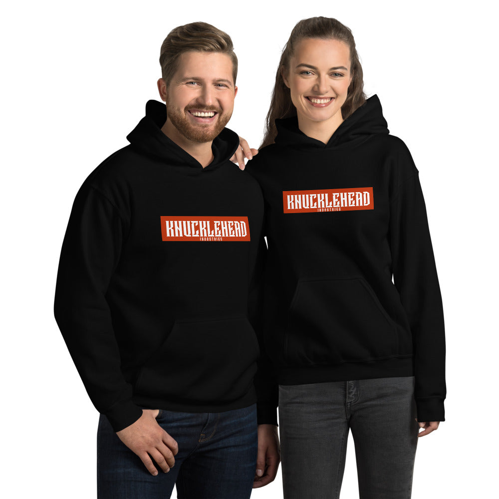 Knucklehead Logo Unisex Hoodie Black