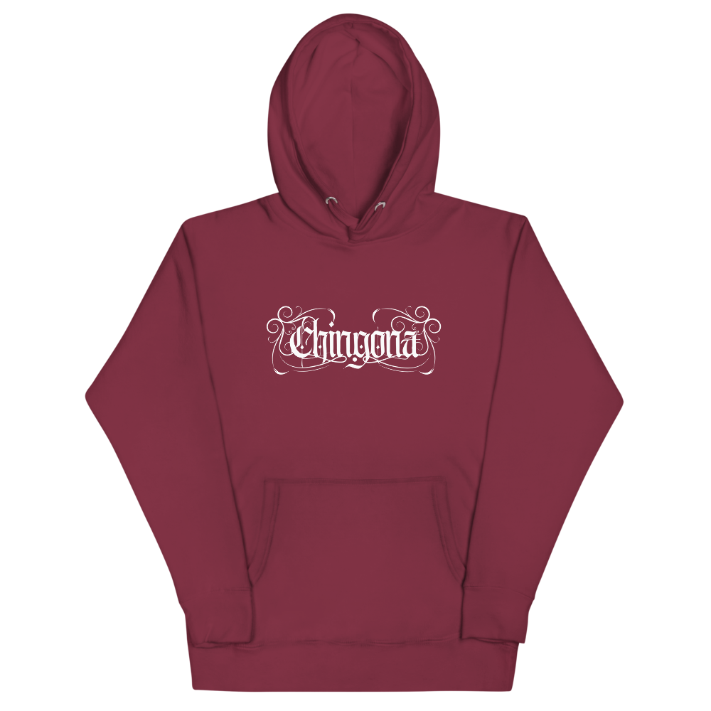 Chingona Hoodie Maroon